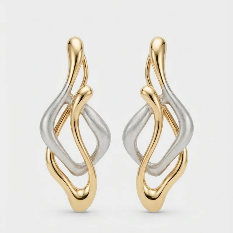 Sculptural Drop Earrings