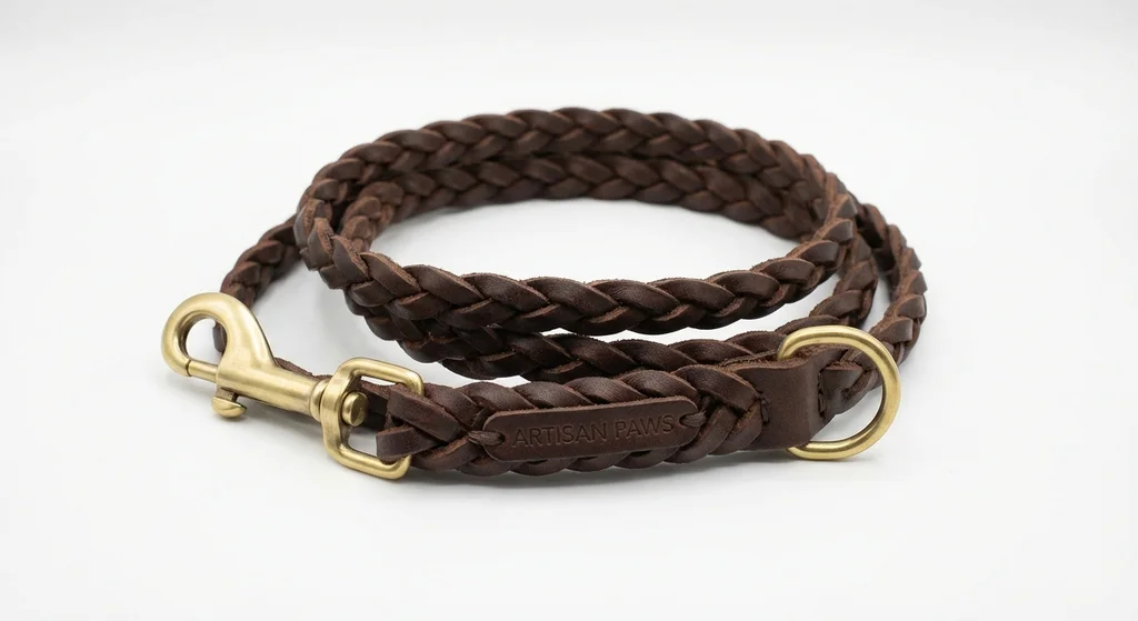 Leather Braided Leash