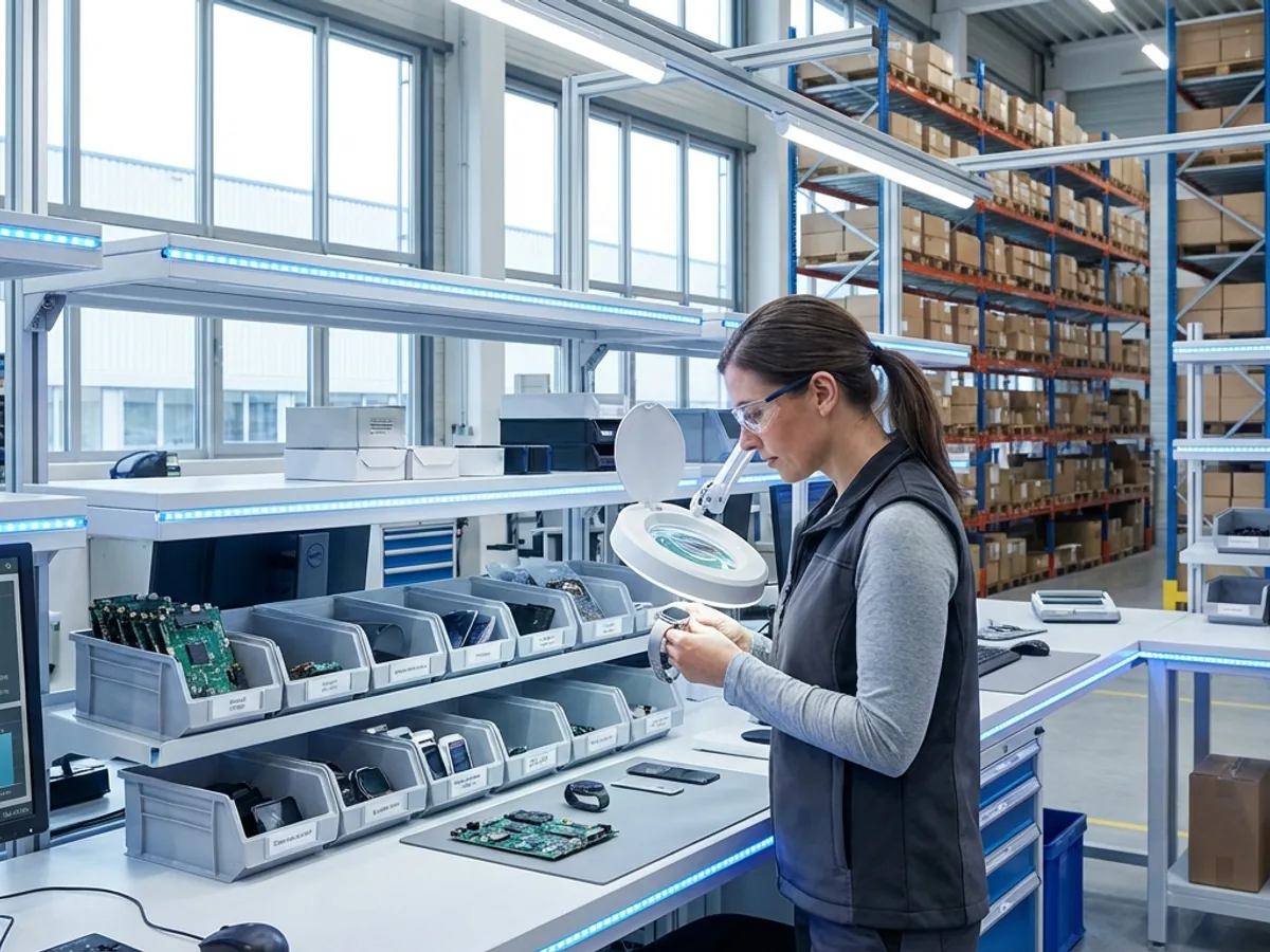 NovaTech fulfillment and quality control center